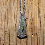 Spoon Handle with Peridot Necklace