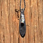 Spoon Handle with Opal Chips Necklace